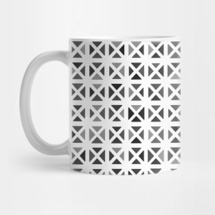 Rounded Triangle Pattern (Grey) Mug